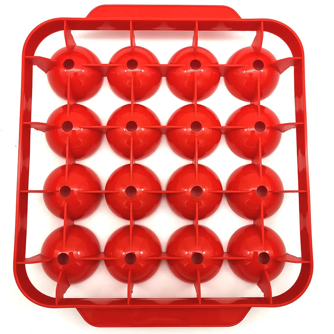 PP fish ball rice ball mold maker, 22 x 19.5 x 8 cm, in green, blue, yellow, or red