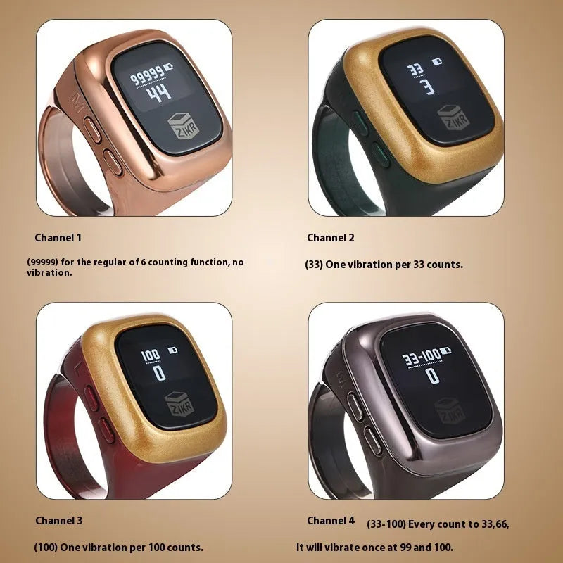 Al-Fatiha Zikr electronic counter with digital display in multiple colour and size options