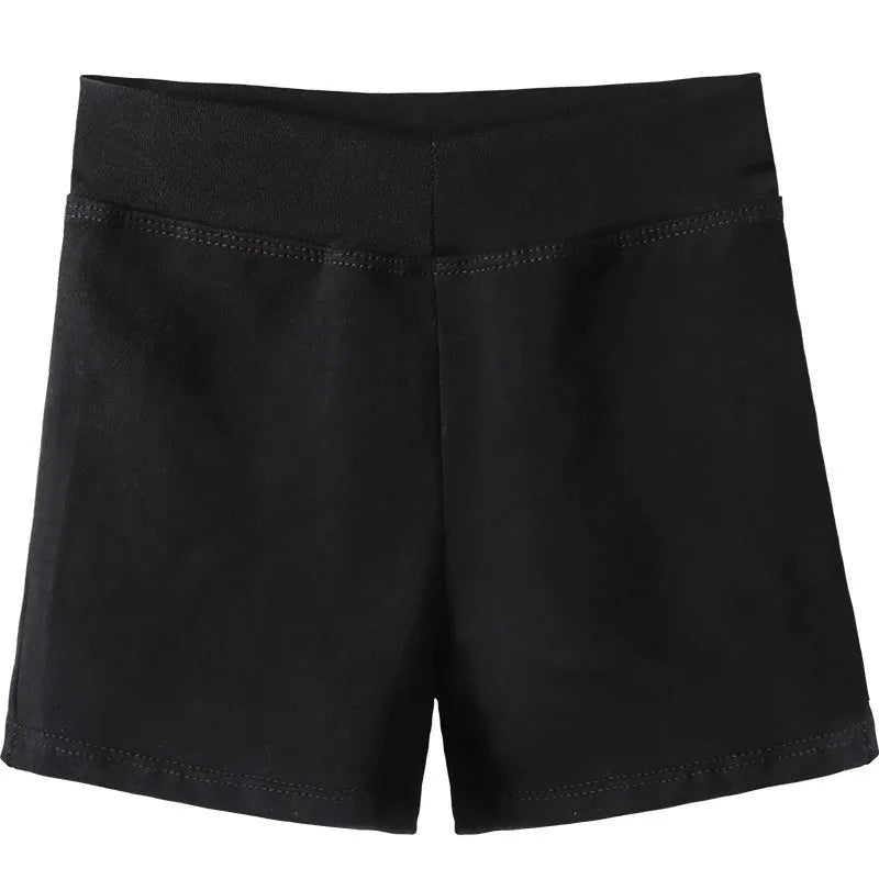 Black women's cotton dance pants for ballet practice and fitness