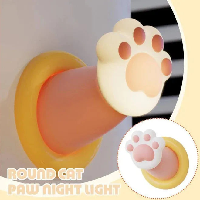 Rechargeable cat paw touch desk lamp with outstretched claw design.