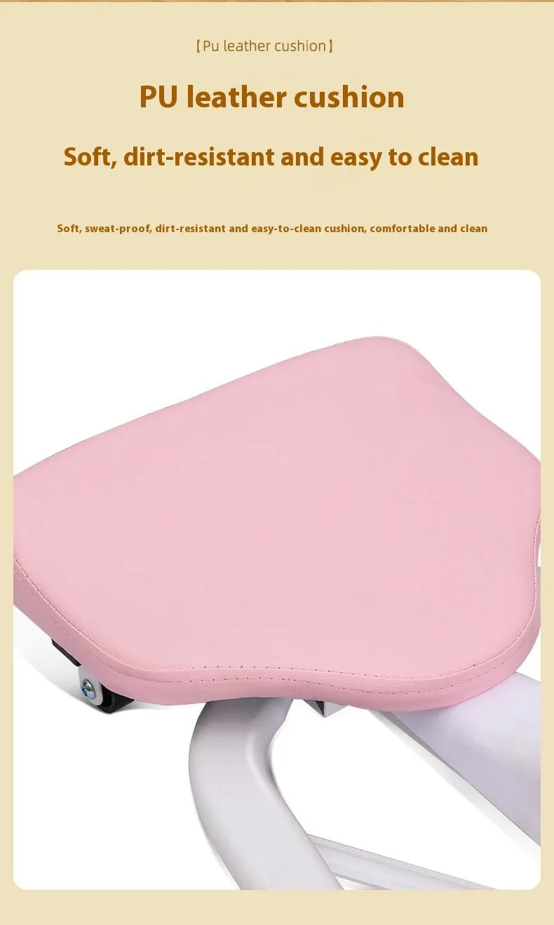 Pink and blue leg opener fitness equipment for stretching and hip opening exercises