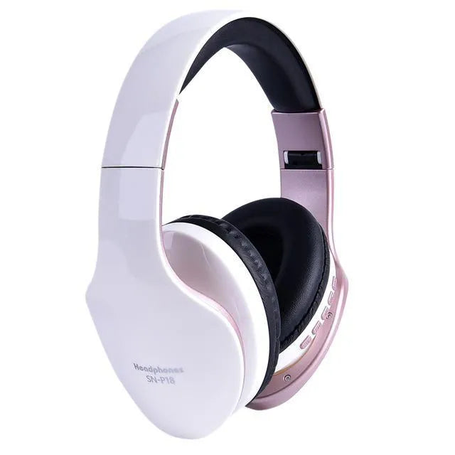 HobbyLane Bluetooth wireless headset with over-ear design and built-in microphone