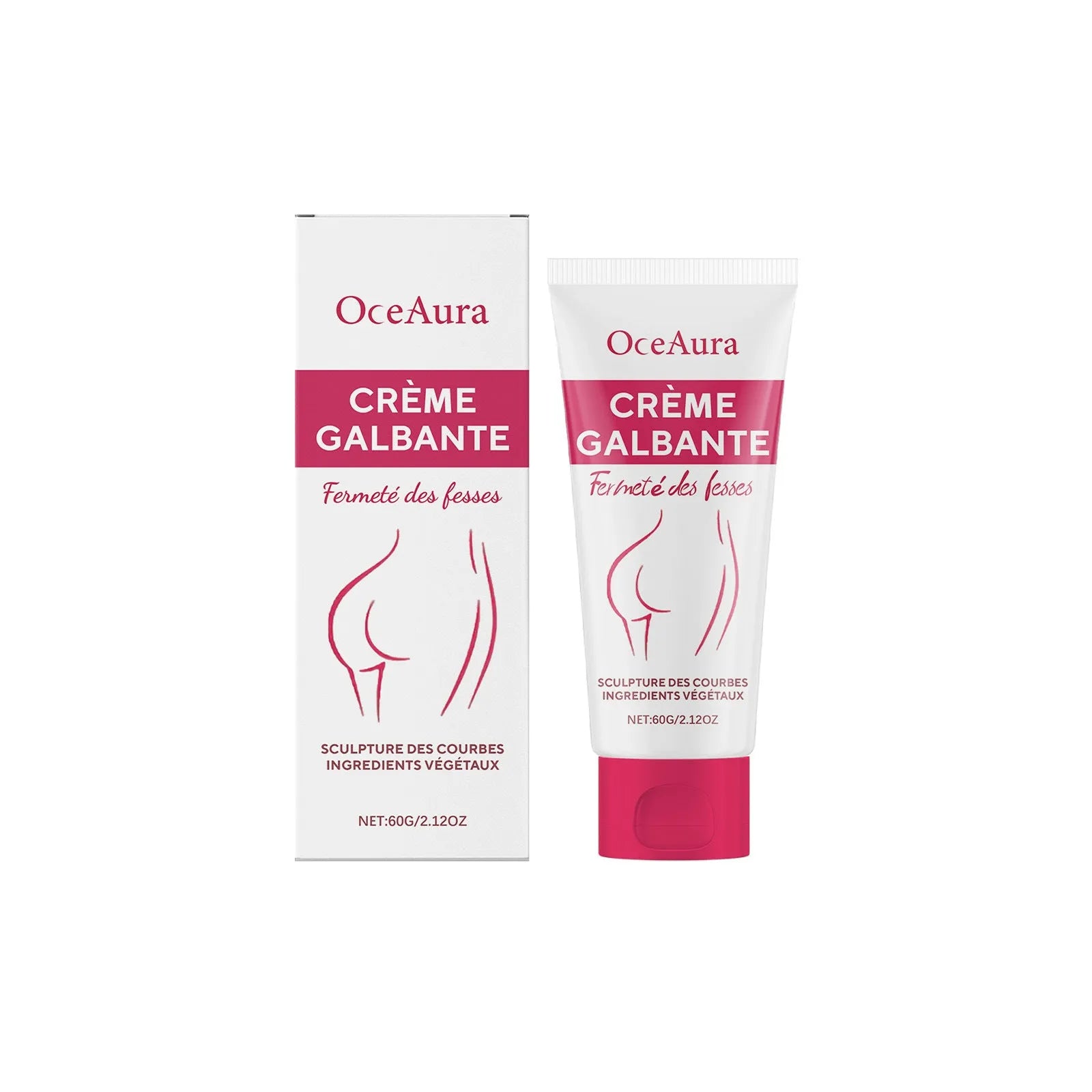 60g jar of Hip and Neck Firming Cream with botanical extracts.