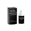 15g jar of hydrating acne cream with mint, tea tree oil and aloe ingredients