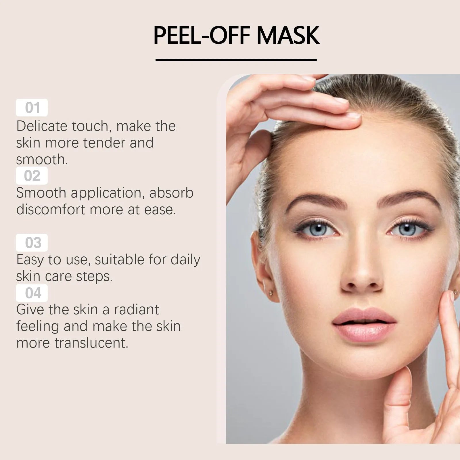 80g cutin tearing facial mask with collagen and bee venom formula