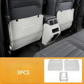 Three leather anti-kick pads for 2023 Outlander seat protection in black, grey or brown colour options