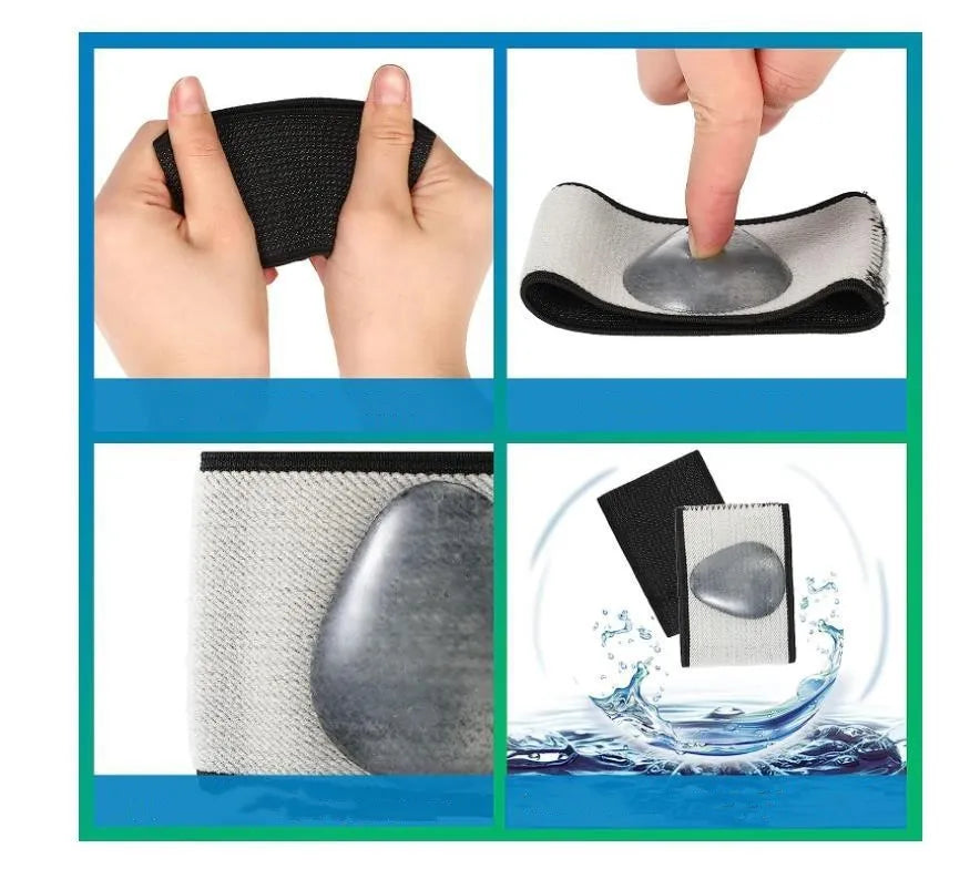 Elastic foot bandage cover with heart pad design for arch support