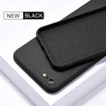 Silicone back cover for Apple iPhone models from iPhone 6 to iPhone 11 Pro Max in solid colour options