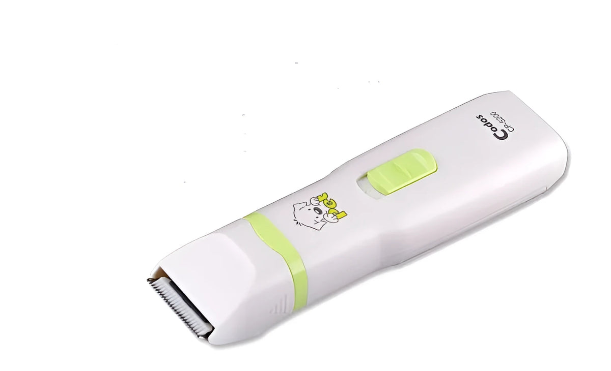 White Shears Pet Supplies two-in-one electric pet hair trimmer and nail polisher set with ceramic blade and two-opening nail polisher