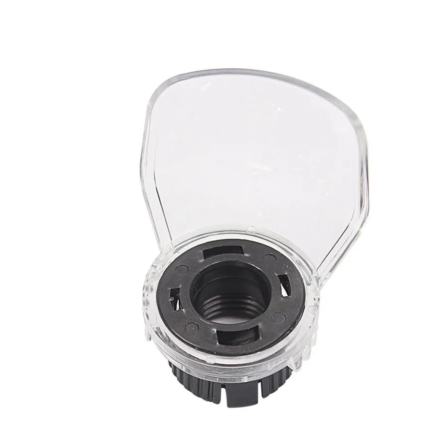 Clear plastic face shield protective cover for Delta electric grinders with thread port
