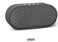 Bluetooth wireless subwoofer speaker with HD microphone in plastic casing