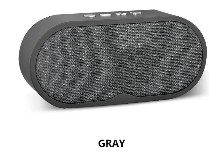 Bluetooth wireless subwoofer speaker with HD microphone in plastic casing