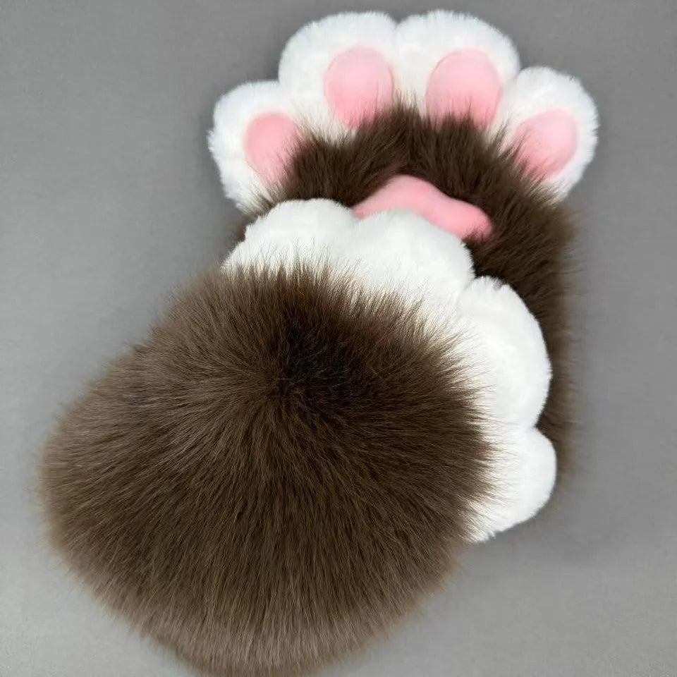 Animal claw cosplay gloves in various colours including pink, blue, green and yellow designs