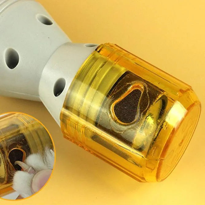 Grey plastic electric nail grinder for cats and dogs with On/Off switch