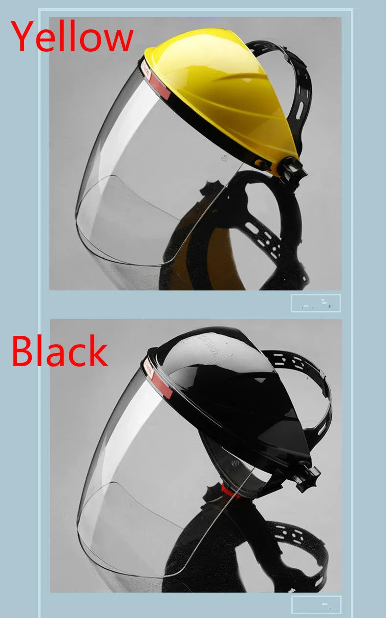 Heat-proof oil fume mask in black PC material for kitchen cooking protection