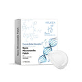 A pack containing four individual nano microneedle patches for topical skin application.