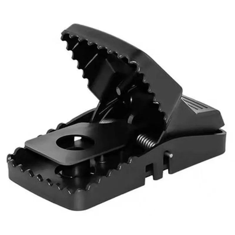 Automatic metal and plastic cage mousetrap for indoor mouse control, shown in large size.
