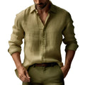 Man wearing a floral digital print casual shirt in cardigan style, available in extended sizes