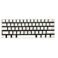 Japanese character mechanical keyboard keycap set with 100 white ABS keycaps and sublimation printing