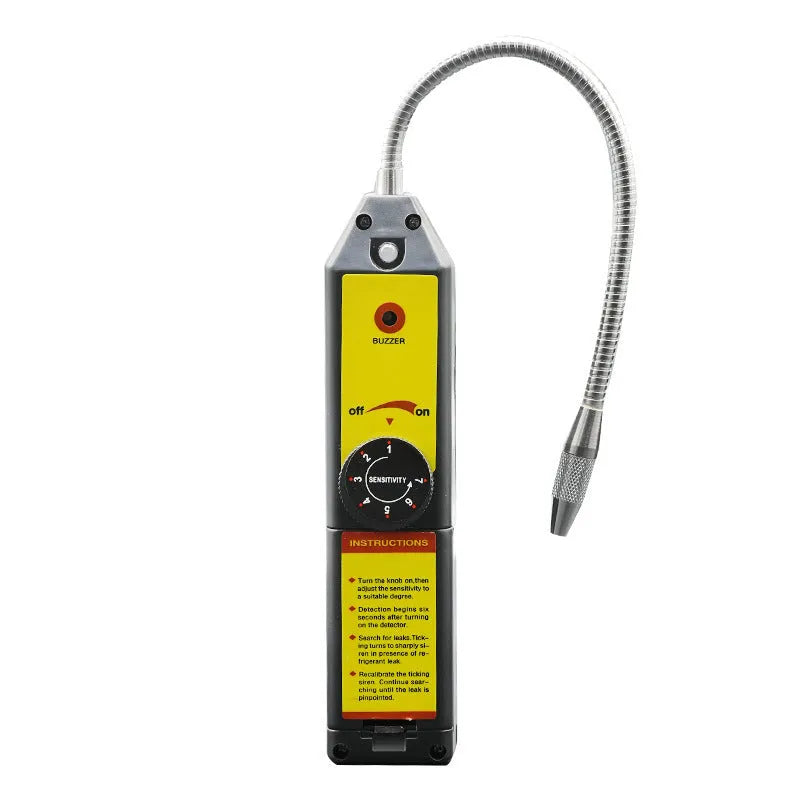 WJL-6000 halogen electronic leak detector with extended probe for automotive air conditioning refrigerant leak detection
