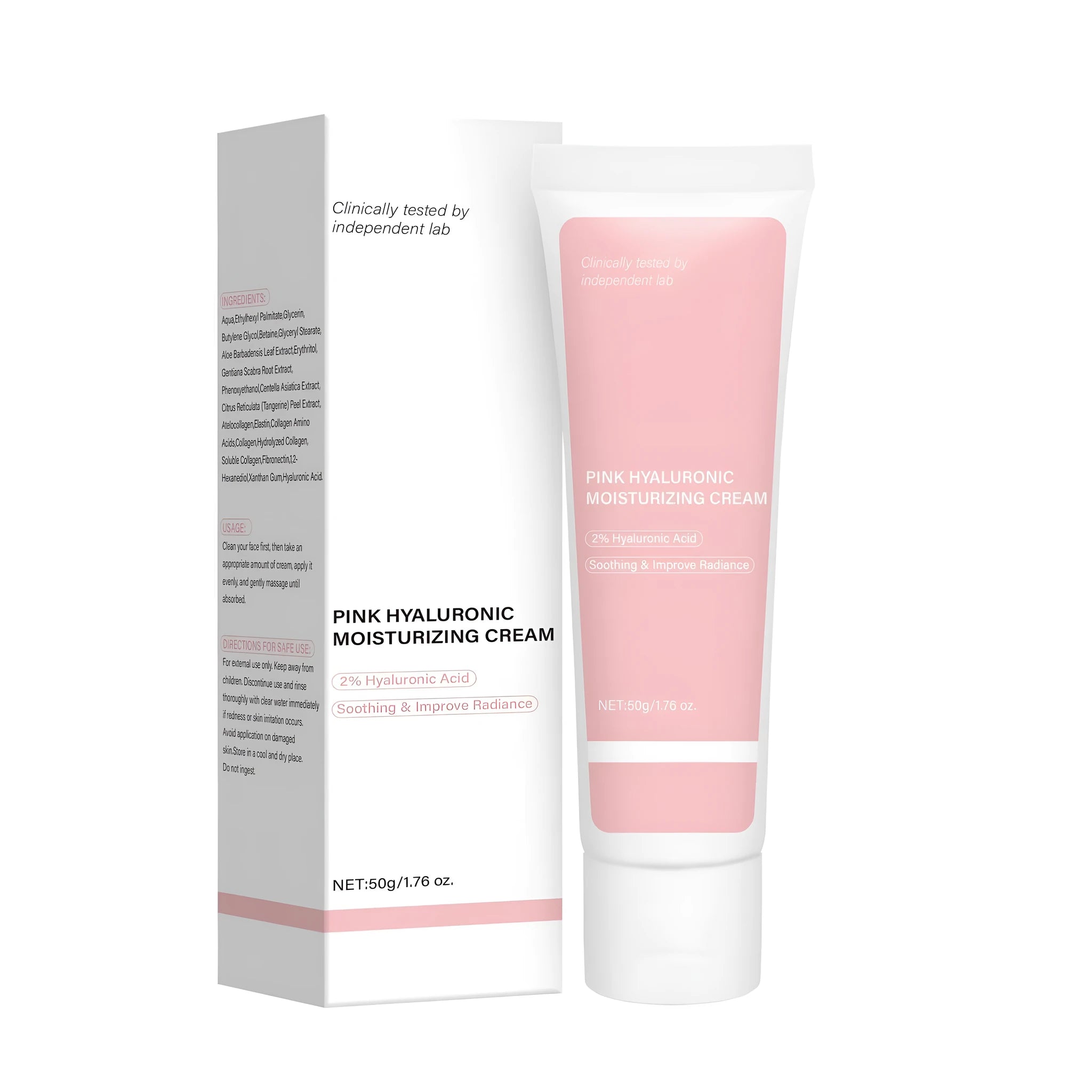 50g jar of hyaluronic acid moisturising cream, product code FP-E012.