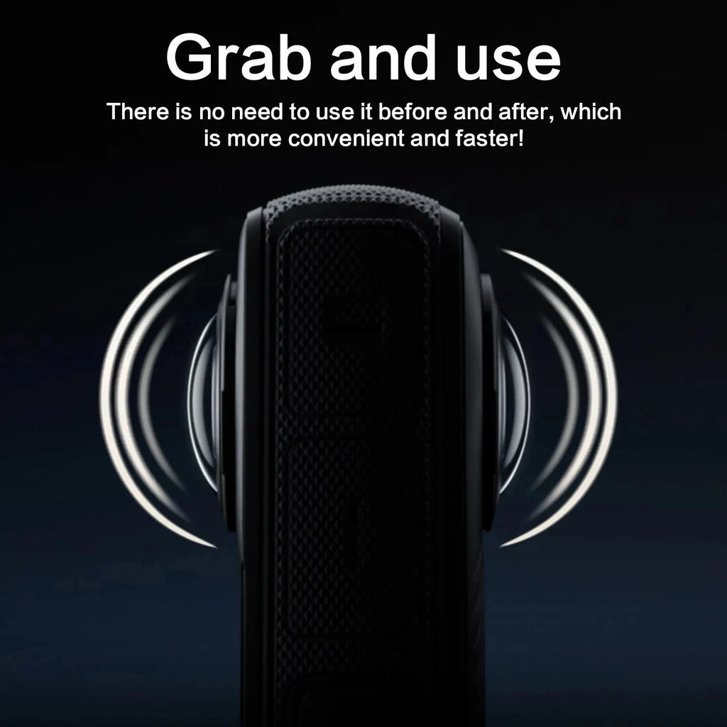 Insta360 X4 lens protective glasses in rotating glass and plastic with two protective mirrors