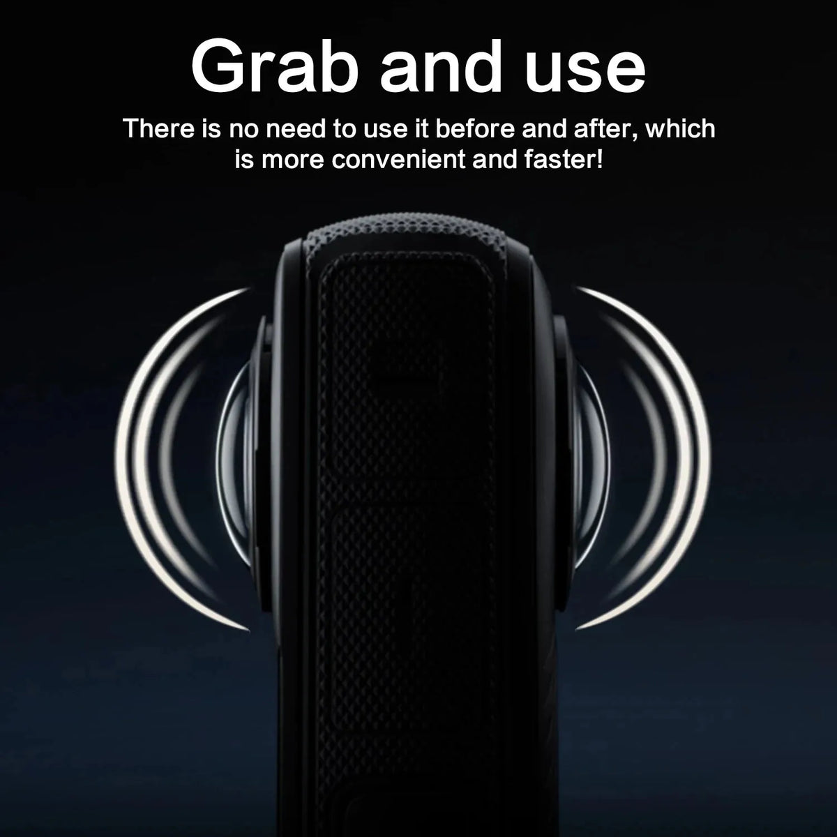 Insta360 X4 lens protective glasses in rotating glass and plastic with two protective mirrors