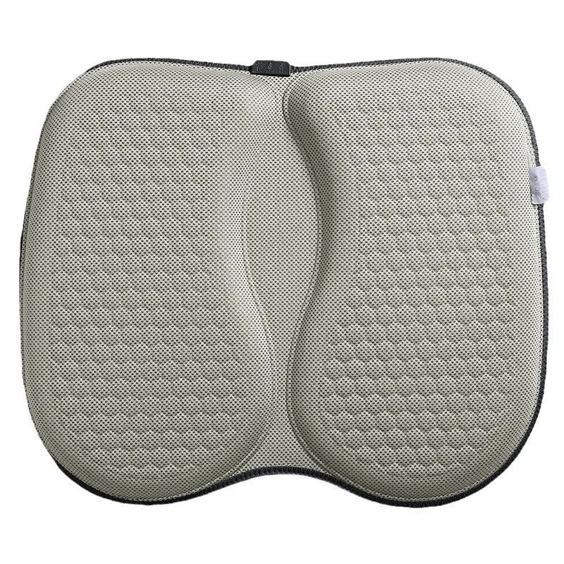 Honeycomb gel car seat cushion showing breathable pattern and gel construction