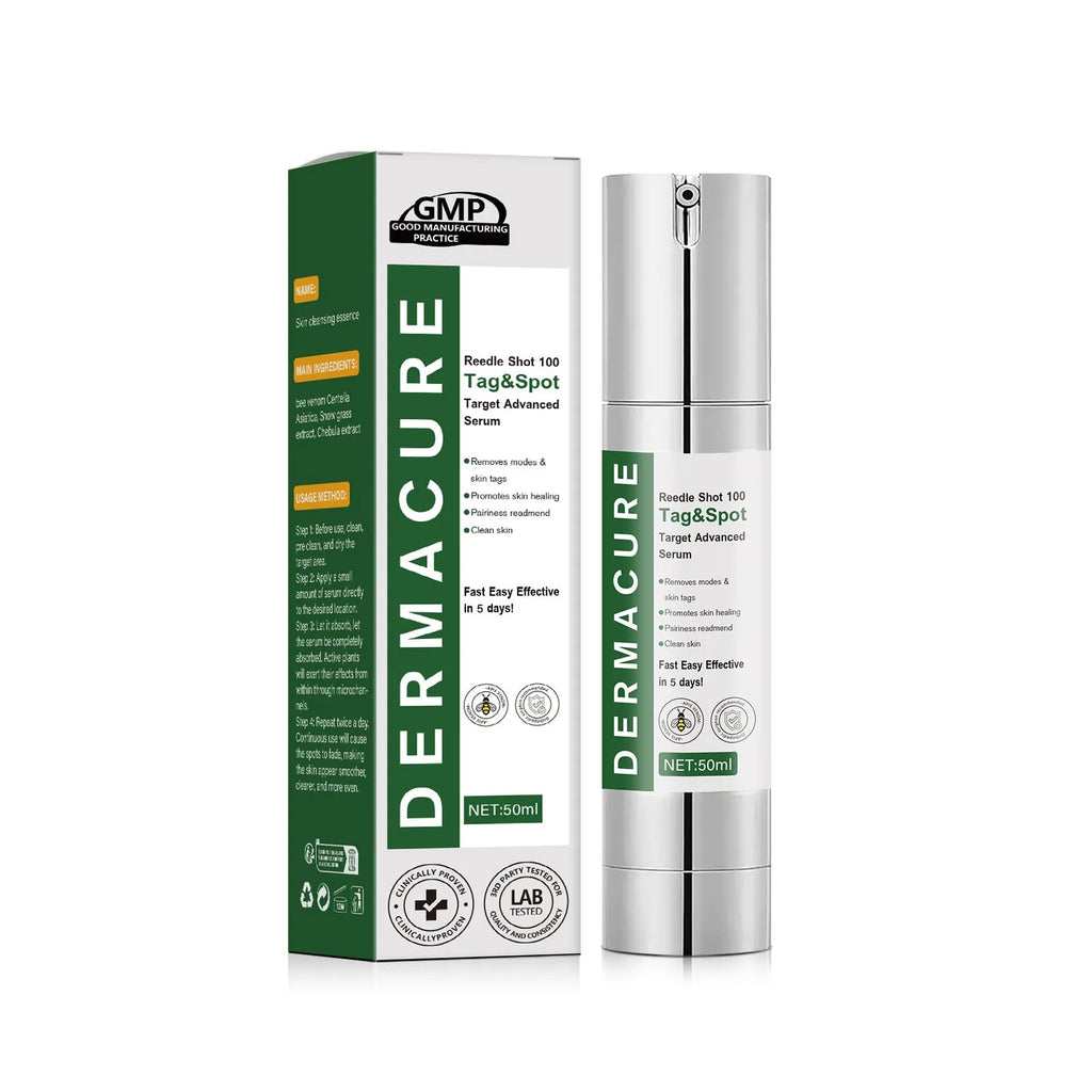 50ml bottle of gentle skin care solution for facial cleaning with three-year shelf life
