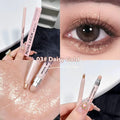 Waterproof and sweat-proof 2-in-1 eyeliner pen showing range of 15 colour shades including gold, purple, silver and brown