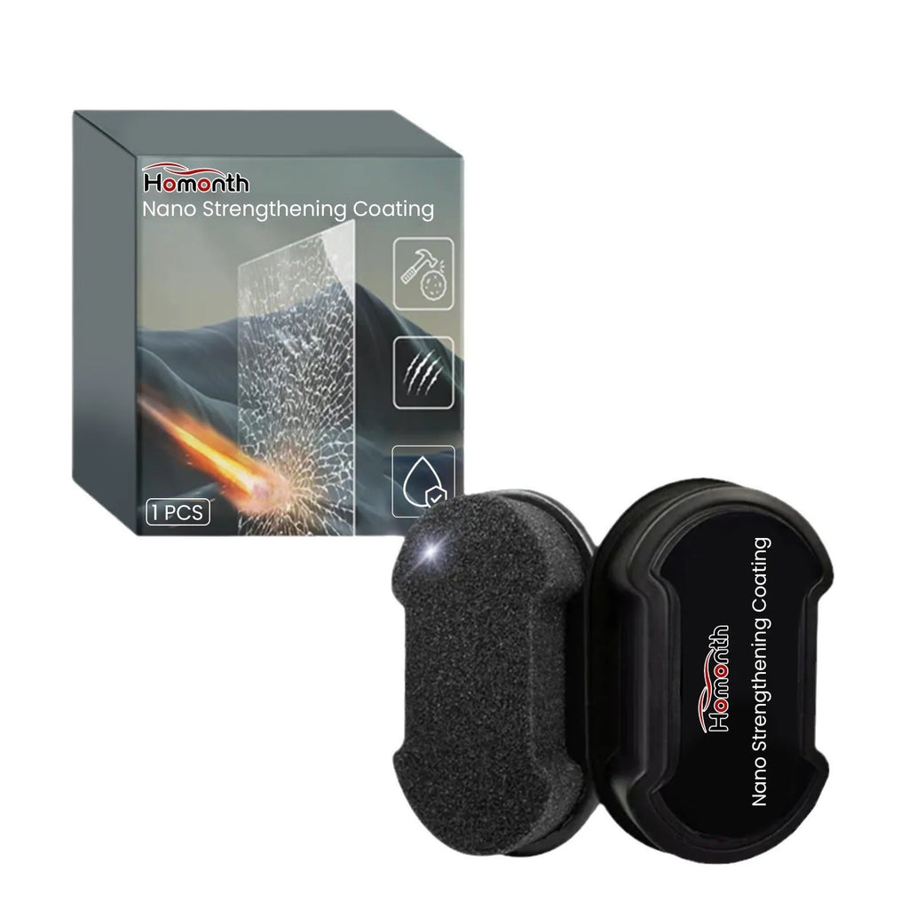 A single car cleaning sponge tool with a sponge head and handle for cleaning car windshields and windows.