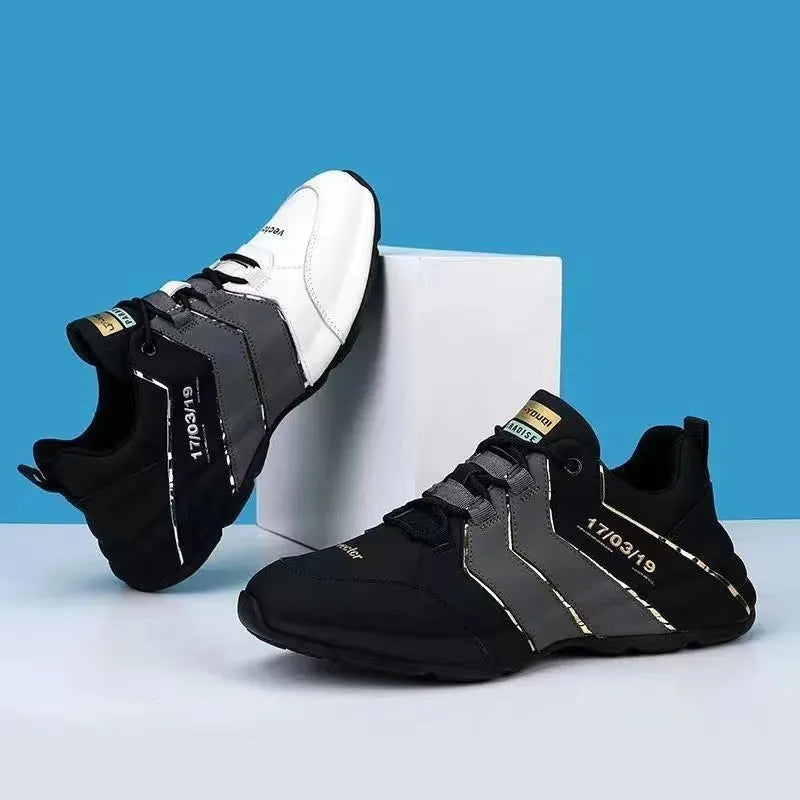 Low-top casual sneakers with round toe, lace-up front, and thick plastic sole on a neutral background.