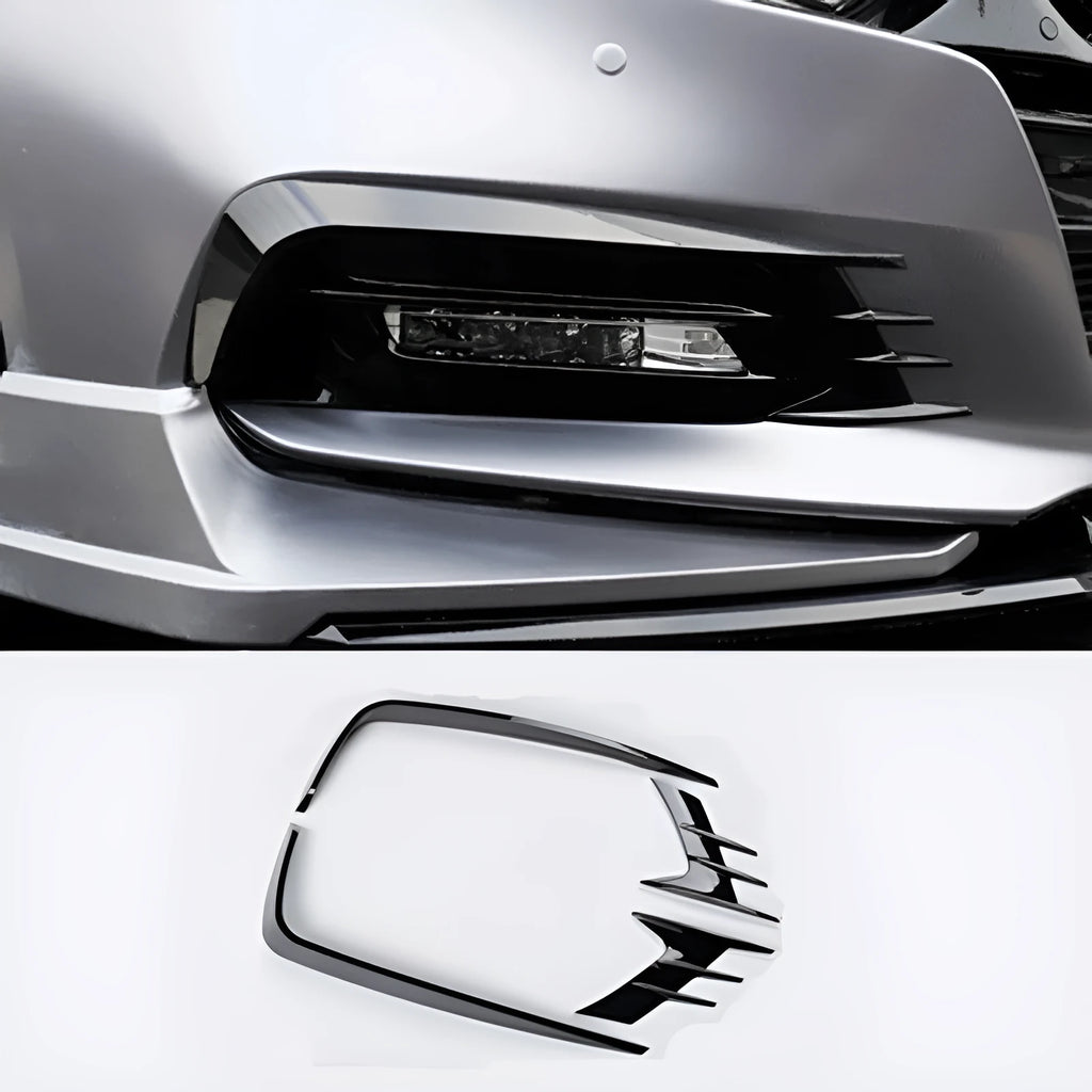 Black PP front fog lamp eyebrow modification blade for 10th generation YAGE