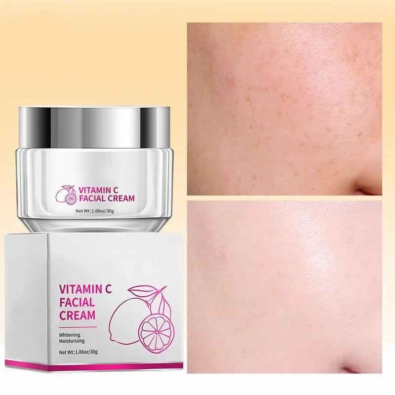 30g vitamin C face cream jar for brightening and moisturising all skin types