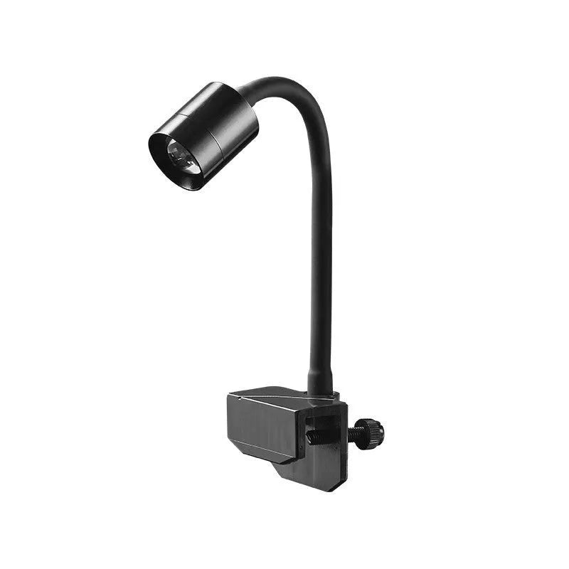 Small South American style LED aquarium light with clip and base mount options for 15-40cm fish tanks