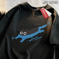 Plus size short sleeve cotton t-shirt for diving swimming leisure wear in multiple colours