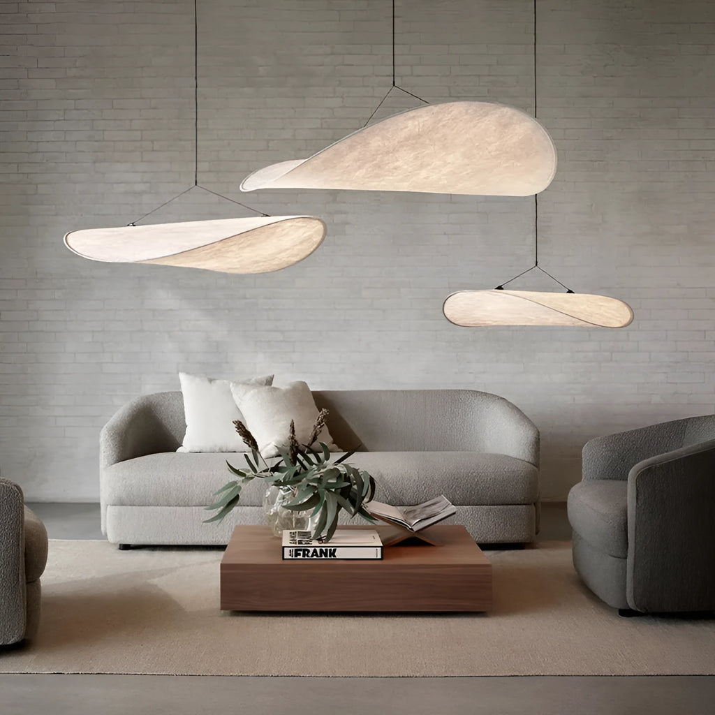 Art silk chandelier ceiling light in 40cm 50cm 60cm or 80cm diameter for bedroom or living room