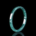 Natural A cargo jade blue water square bracelet for women with certificate and gift box