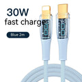 Low temperature fast charging Type-C data cable, woven braided, in black 1.2m length