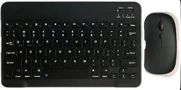 10-inch Bluetooth wireless keyboard and mouse set in selected colour with USB linker and battery