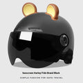 Electric bicycle helmet in ABS for adults, four seasons universal, colour 3C Sunshine Rice