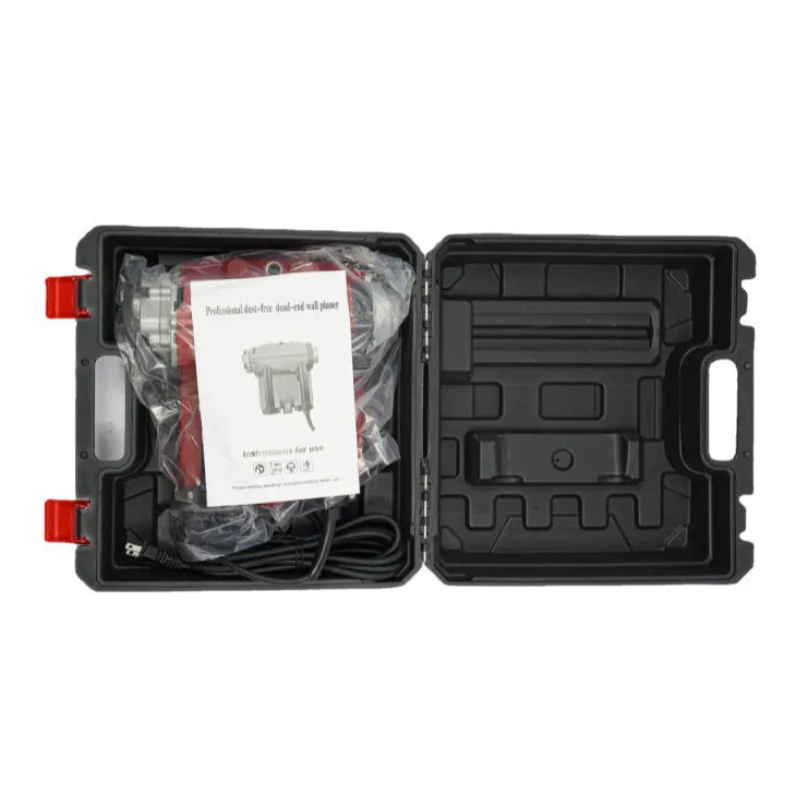 Wall planing machine 3480W with 82mm planing width and 5mm planing depth in plastic box