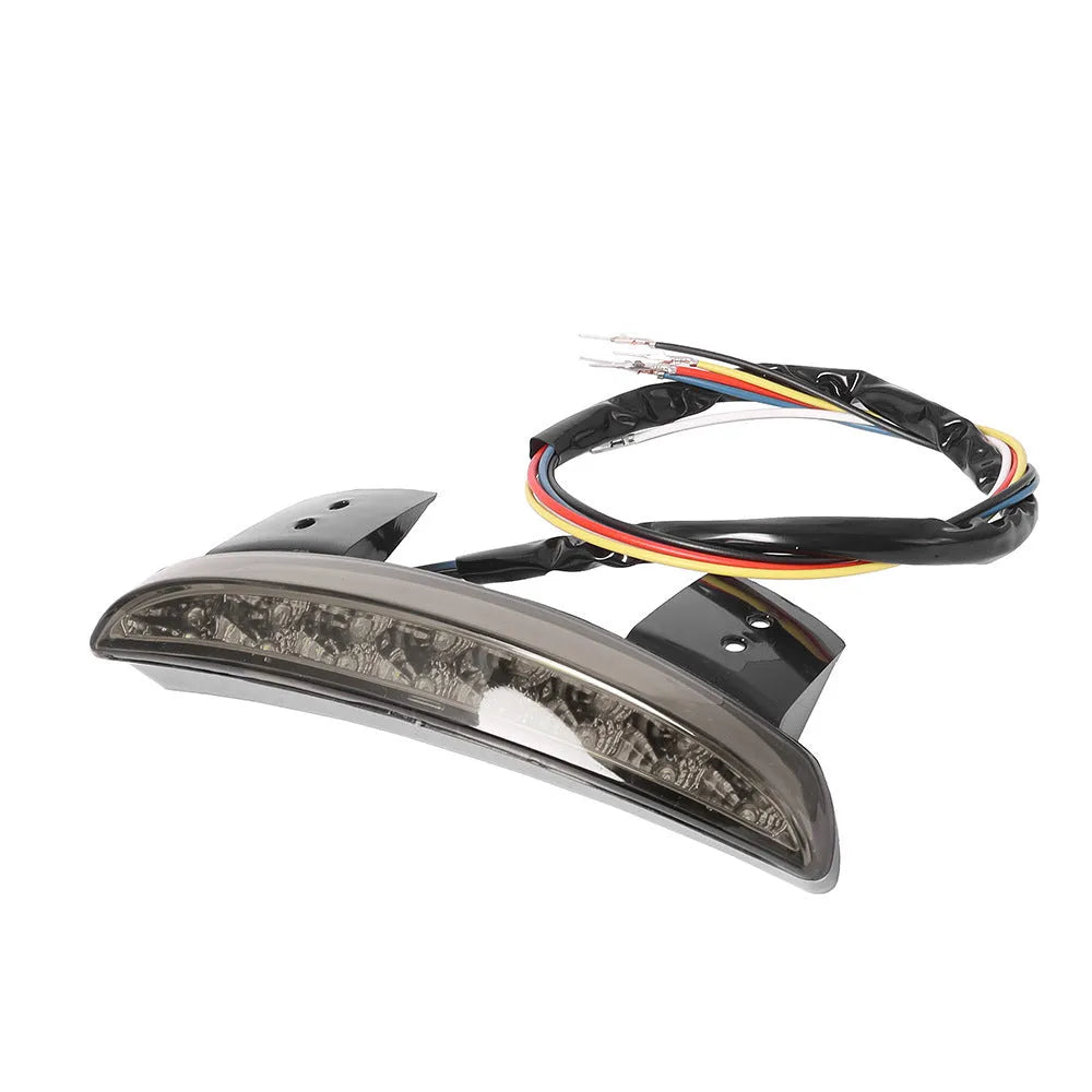 Motorcycle LED rear lamp brake taillight in gray five lines finish for modified XL883 1200