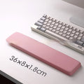Square silica gel mouse pad with cloth surface and wrist support pillow