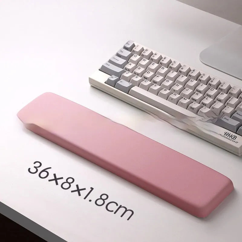 Square silica gel mouse pad with cloth surface and wrist support pillow