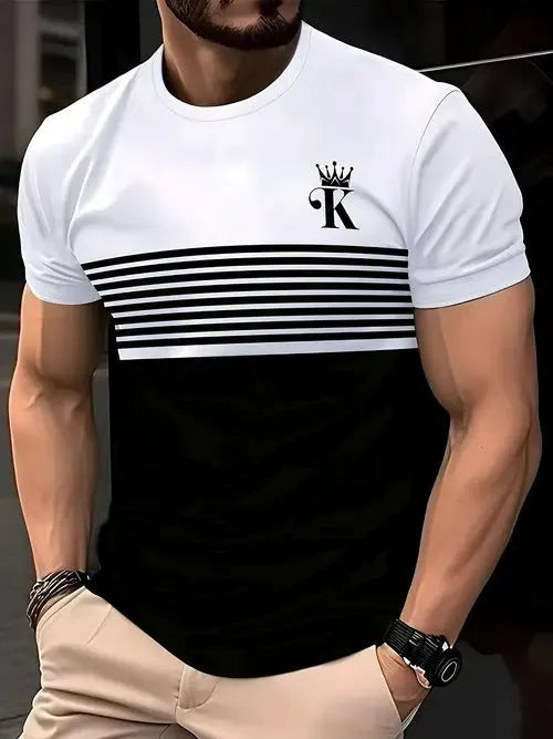 Men's loose fit casual t-shirt in polyester fabric available in multiple colours
