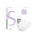 Four dissolvable nano microneedle skin care patches containing ginger, mugwort, and GLP-1 peptide.