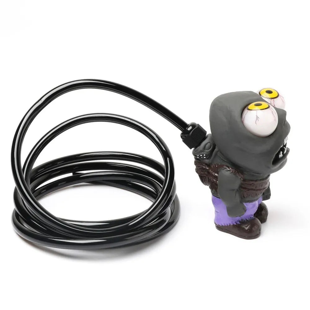 Turbo car decompress ornament kit with decorative doll, pressure regulating valve, and copper tubing