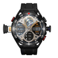 WS10 smart watch with AMOLED multi-touch screen, 128GB memory, black or black gold colour