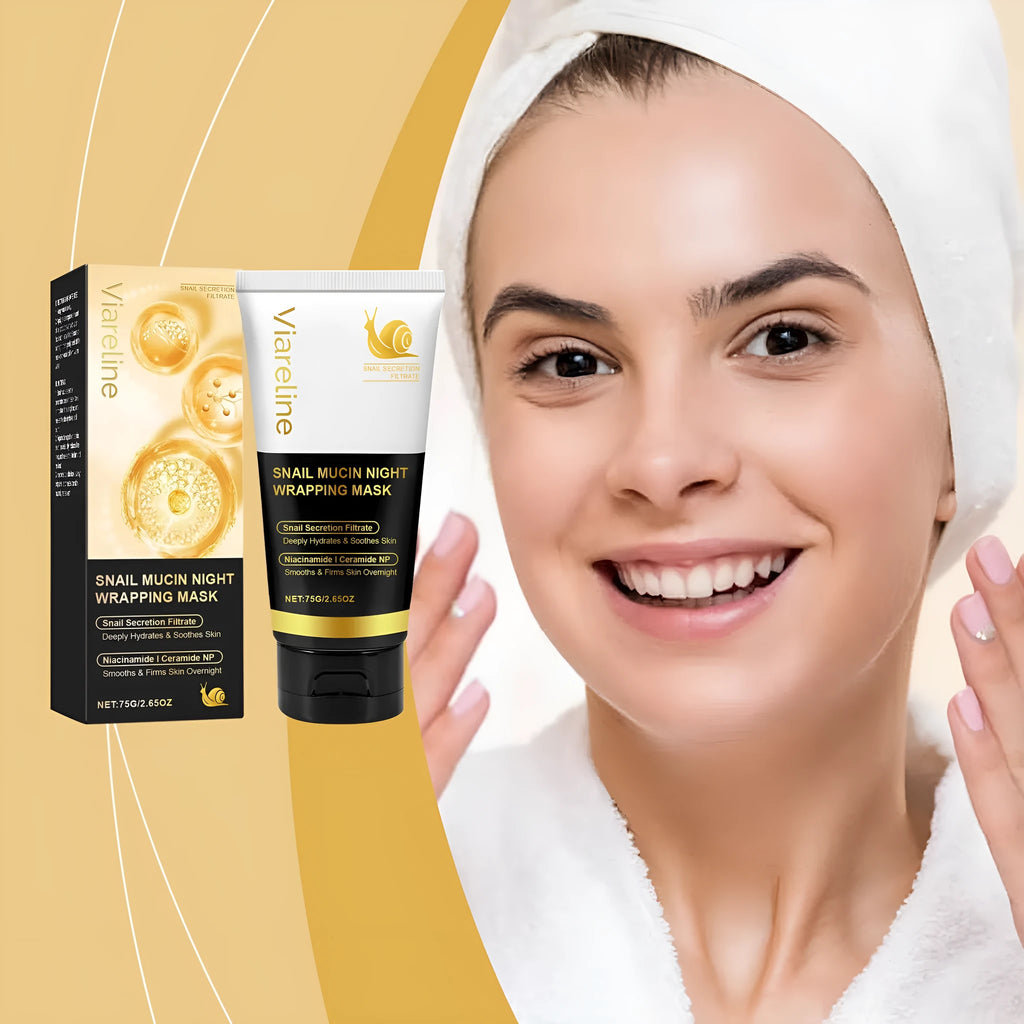 Snail mucus facial sheet mask 75g single pack with collagen and ceramide ingredients